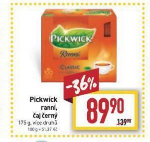 Billa Pickwick čaj nabídka