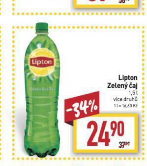 Billa Lipton zelený čaj nabídka