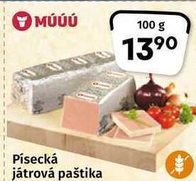 Coop Múúú písecká játrová paštika 100 g nabídka