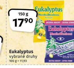 Coop Eukalyptus vybrané druhy 150 g nabídka