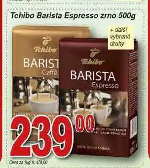 Hruška Tchibo barista espresso zrno 500g nabídka
