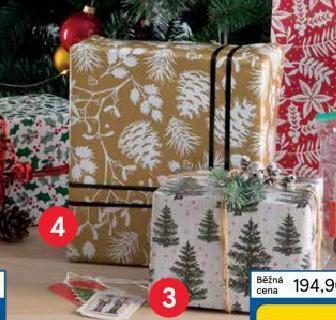 Tesco Vánoční balicí papír nabídka