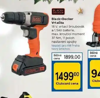 Tesco Black + decker vrtačka nabídka