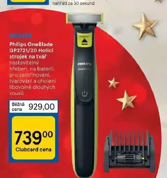 Philips oneblade holicí strojek na tvář