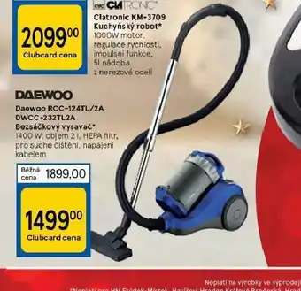Tesco Bezsáčkový vysavač daewoo nabídka