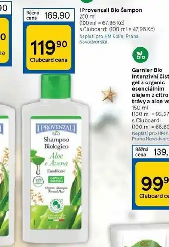 Tesco I provenzali bio šampon nabídka