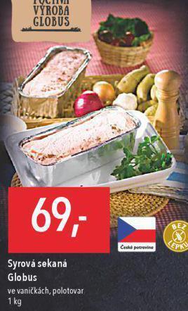 Globus Syrová sekaná nabídka