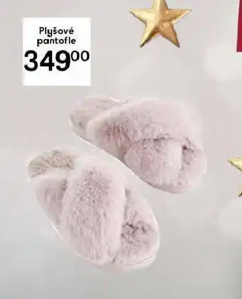 Plyšové pantofle
