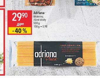 Globus Adriana těstoviny nabídka
