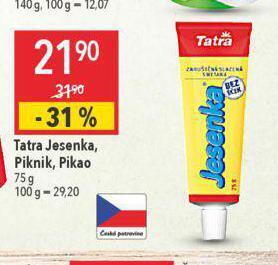 Globus Tatra piknik nabídka