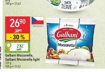 Globus Galbani mozzarella nabídka