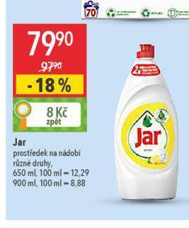 Globus Jar prostředek na nádobí nabídka