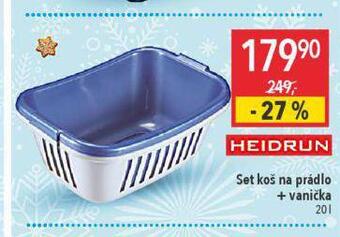 Globus Set koš na prádlo + vanička nabídka