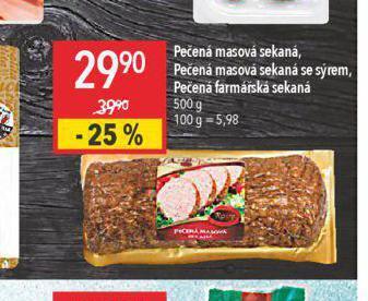 Globus Pečená masová sekaná nabídka