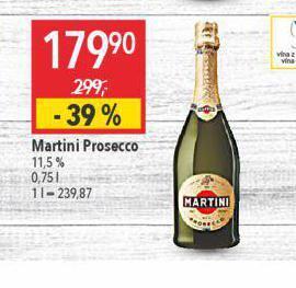 Globus Martini prosecco nabídka