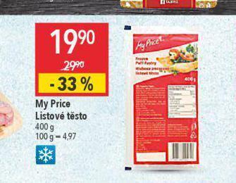 Globus Listové těsto nabídka