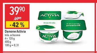 Globus Danone activia nápoj nabídka