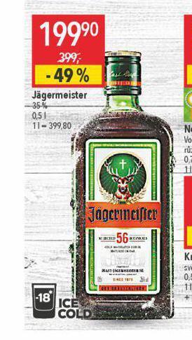 Globus Jagermeister nabídka