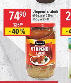 Globus Utopenci s cibulí nabídka