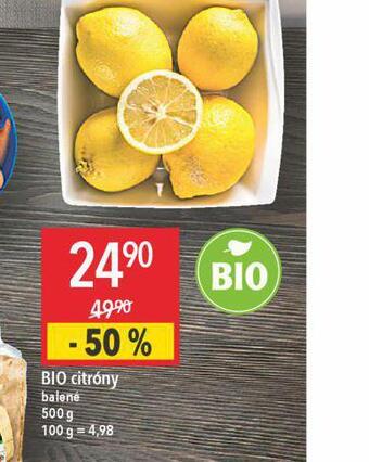 Globus Bio citrony nabídka
