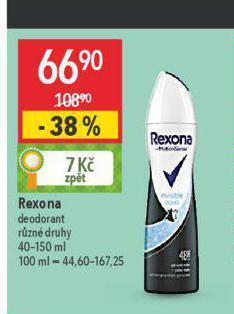 Globus Rexona antiperspirant nabídka