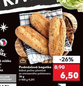 Kaufland Podmáslová bagetka nabídka