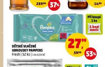 Penny Market Pampers vlhčené ubrousky nabídka