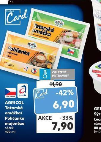 Kaufland Agricol tatarská omáčka nabídka