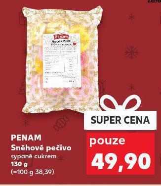 Kaufland Sněhové pečivo nabídka