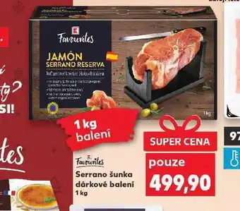 Kaufland Serrano šunka dárkové balení nabídka