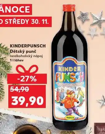 Kaufland Dětský punč nabídka