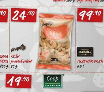 Terno Kešu pražené solené nabídka