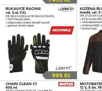 Auto Kelly Rukavice racing nabídka