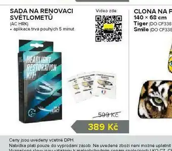 Sad na renovaci světlometů