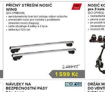Auto Kelly Příčný střešní nosič wing nabídka