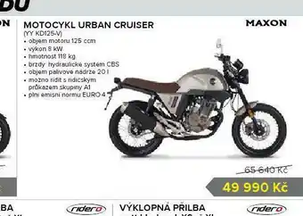 Motocykl urban cruiser