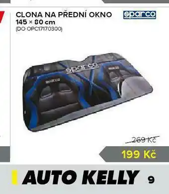Auto Kelly Clona na přední okno nabídka