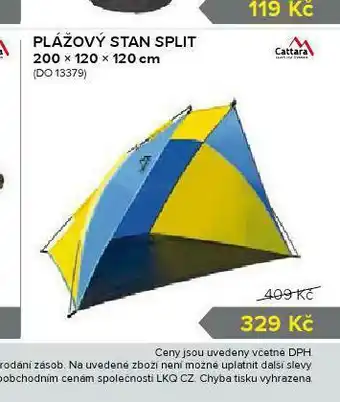 Auto Kelly Plážový stan split nabídka