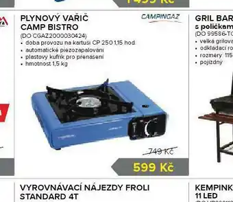 Plynový vařič camp bistro