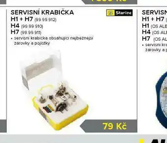 Servisní krabička autožárovek