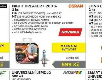 Auto Kelly Autožárovky night breaker silver h7 nabídka
