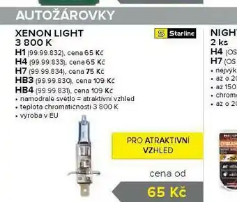 Auto Kelly Autožárovky xenon light h7 nabídka