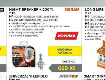 Auto Kelly Autožárovky night breaker silver h4 nabídka