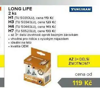 Auto Kelly Autožárovky long life h7 nabídka