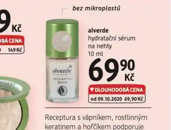 dm drogerie Alverde hydratační sérum na nehty nabídka