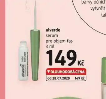 dm drogerie Alverde sérum pro objem řas nabídka