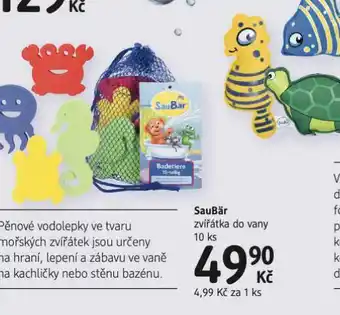 Saubär zvířátka do vany