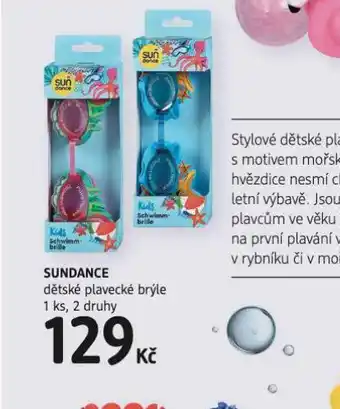 Sundance dětské plavecké brýle