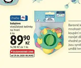 dm drogerie Babylove víceúčelové kelímky na hraní nabídka