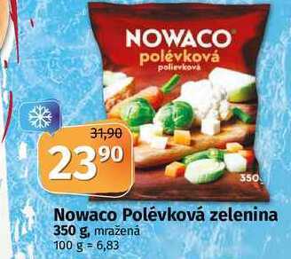 Coop Nowaco polévková zelenina 350 g, mražená nabídka